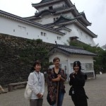 meine Guides beim Wakayama Castle...man kann sich nichts alleine ansehenn hier ;-)